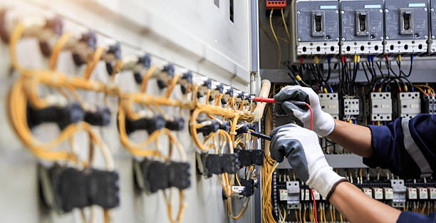 Professional Electrician technician working in York Harbor, ME